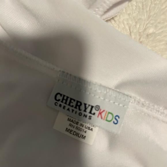 Girls White Blousy Top - Picture 2 of 4